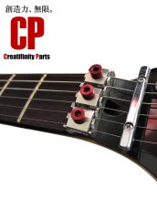 画像7: [Creatifinity Parts] ステンレス製 ６弦用 ナットクランピングブロック ナットキャップ フロイドローズ等のFRT用アップグレードパーツ (7)