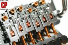 画像5: [Creatifinity Parts] ベルブラス(ブロンズ製) 旧仕様 インサートブロック 6個セット 上品で煌びやかなサウンド フロイドローズ等のFRT用アップグレードパーツ (5)