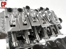 画像5: [Creatifinity Parts] チタン製 新仕様 旧仕様にも対応 インサートブロック 6個セット フロイドローズ等のFRT用アップグレードパーツ (5)