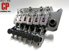 画像4: [Creatifinity Parts] チタン製 新仕様 旧仕様にも対応 インサートブロック 6個セット メタリックピンク フロイドローズ等のFRT用アップグレードパーツ (4)