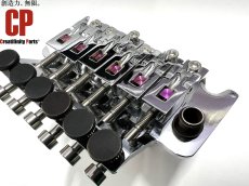 画像5: [Creatifinity Parts] チタン製 新仕様 旧仕様にも対応 インサートブロック 6個セット メタリックピンク フロイドローズ等のFRT用アップグレードパーツ (5)