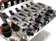 画像6: [Creatifinity Parts] チタン製 サドルマウントスクリュー 3mm 1本 ダークメタリックパープル フロイドローズ等のFRT用アップグレードパーツ (6)