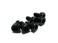 画像2: [Creatifinity Parts] ステンレス製 サドルマウントスクリュー ブラック 3mm 6本セット ベタ付けに便利な短いタイプ（長さ6mm）フロイドローズ等のFRT用アップグレードパーツ (2)