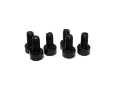 画像3: [Creatifinity Parts] ステンレス製 サドルマウントスクリュー ブラック 3mm 6本セット ベタ付けに便利な短いタイプ（長さ6mm）フロイドローズ等のFRT用アップグレードパーツ (3)