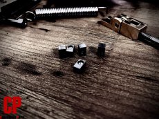 画像10: [Creatifinity Parts] チタン製 旧仕様 インサートブロック 6個セット フロイドローズ等のFRT用アップグレードパーツ (10)