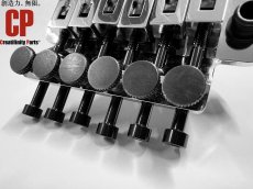 画像5: [Creatifinity Parts] チタン製 ストリングロックスクリュー 6本セット メタリックブラック フロイドローズ等のFRT用アップグレードパーツ (5)