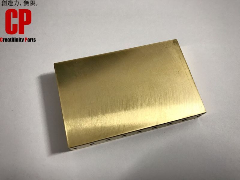 Creatifinity Parts] ブラス製 FRT用トレモロブロック 32mm フロイド